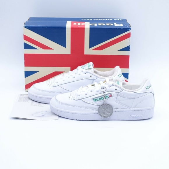 Reebok | Shoes | New Reebok Club C 85 Anniversary Sneaker Fx3874 Whitegreen  | Poshmark
